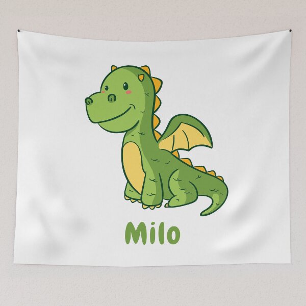 Item preview, Milo Baby Boy Dragon Green Cartoon Kids designed and sold by anejsraml.