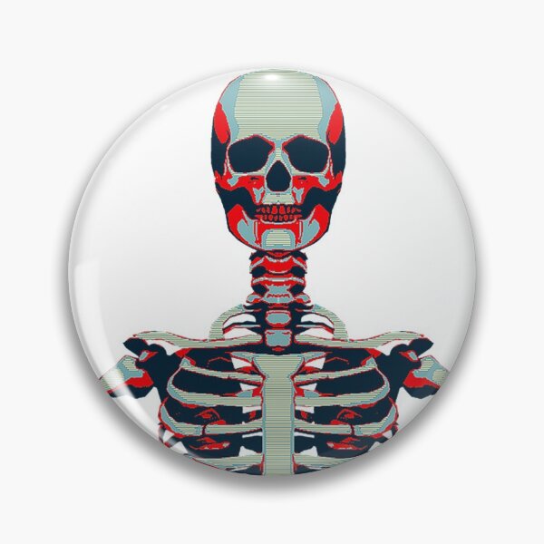 Item preview, Pop art skeleton designed and sold by Cylevieart.