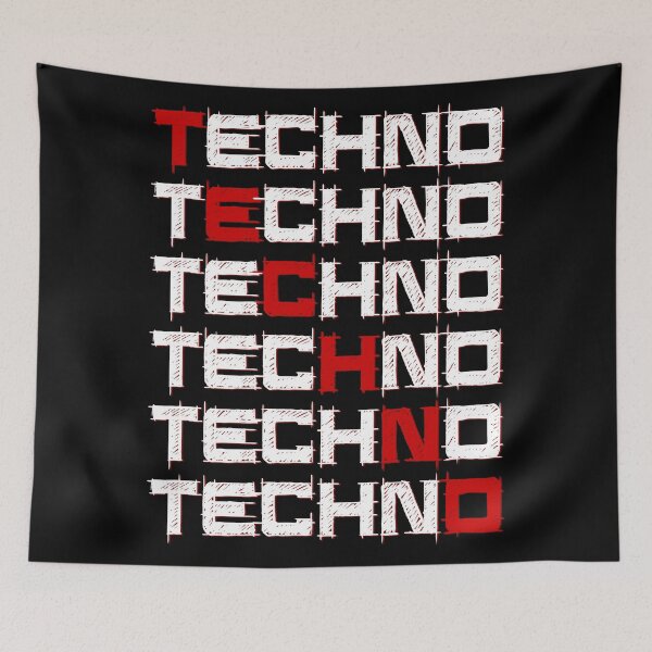 Item preview, Techno Techno Techno all night! designed and sold by rafapenteado.