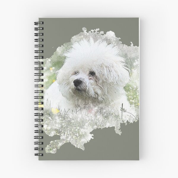 Item preview, Fluffy Bichon Frise Dog designed and sold by TrendyArtPrints.