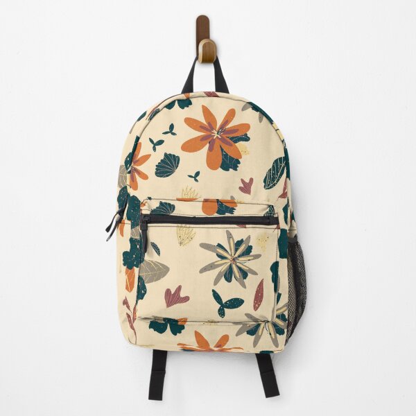 Item preview, Hand Drawn Hibiscus and Plumeria Inspired | Retro Palette designed and sold by Julia DeWolfe.