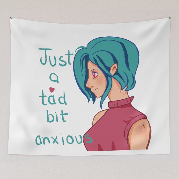 Item preview, Just a tad bit anxious designed and sold by theinkypensieve.