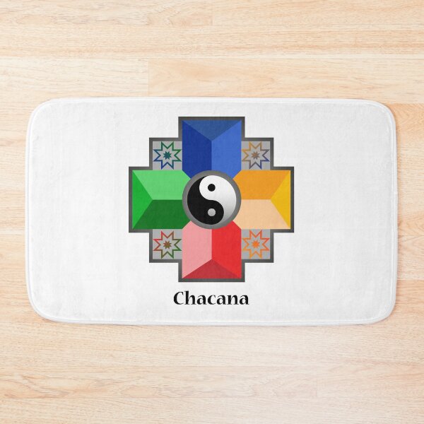 Item preview, chakana with yin yang in the middle designed and sold by DeuterosDigital.