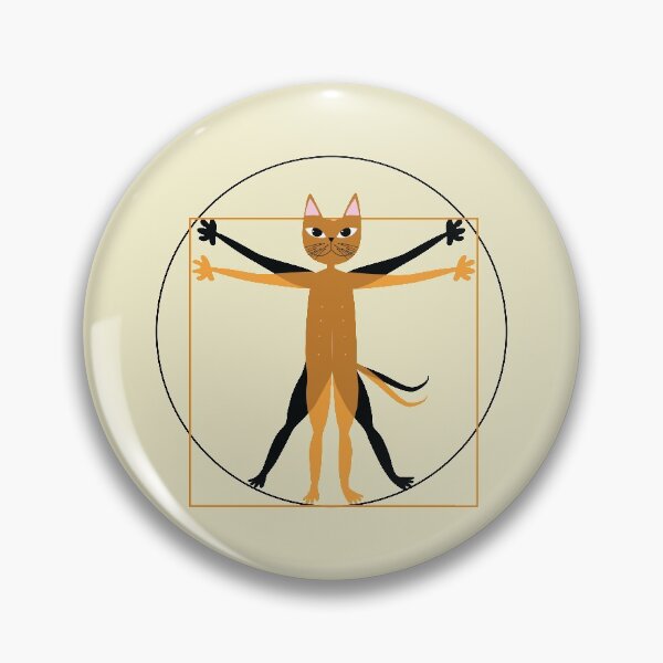 Artikelvorschau, Vitruvian Katze entworfen und verkauft von uncutcreations.