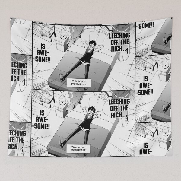 Item preview, Leeching Off The Rich. . . Is AWESOME!! | The Eminence in Shadow designed and sold by mangaBear.