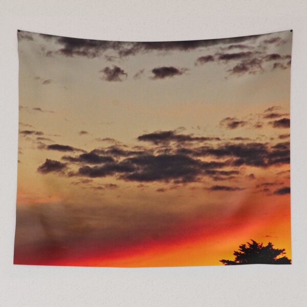 Aperçu de l'œuvre Coucher de soleil, nuages, paysage urbain créée et vendue par worldways.
