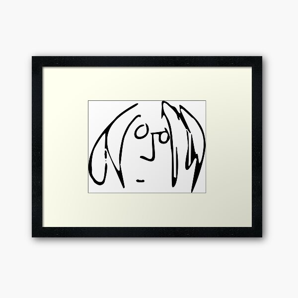 Item preview, John Lennon Self Portrait designed and sold by Roshan Menezes.