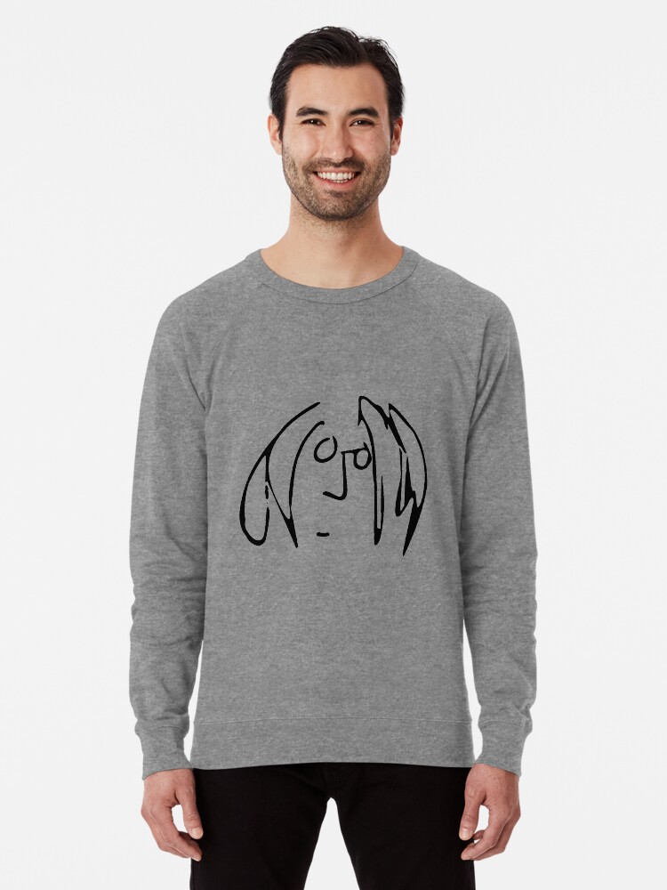 John Lennon Self Portrait Lightweight Sweatshirt for Sale by Roshan Menezes Redbubble