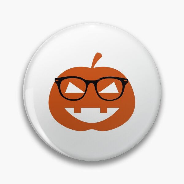 Item preview, Pumpkin Face with Glasses designed and sold by Spot Sweet.