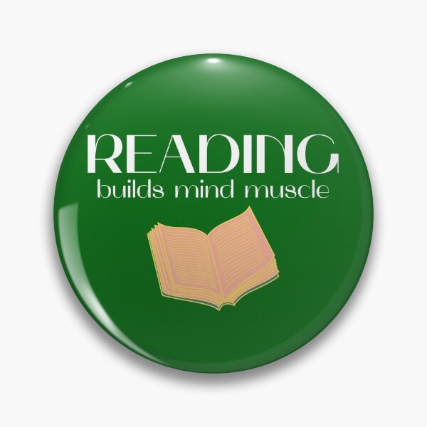 Item preview, Reading Builds Mind Muscle designed and sold by Lowdown Designs.