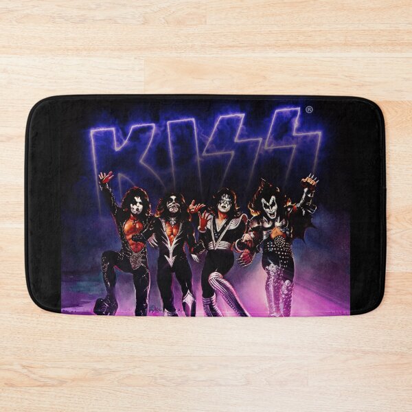 Item preview, KISS ® the Band - Destroyer Pink and Blue Logo designed and sold by musmus76.