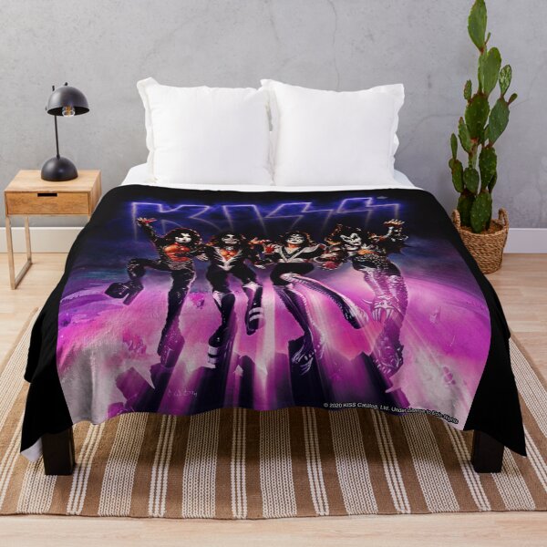 Item preview, KISS ® the Band - Destroyer Pink and Blue Logo designed and sold by musmus76.