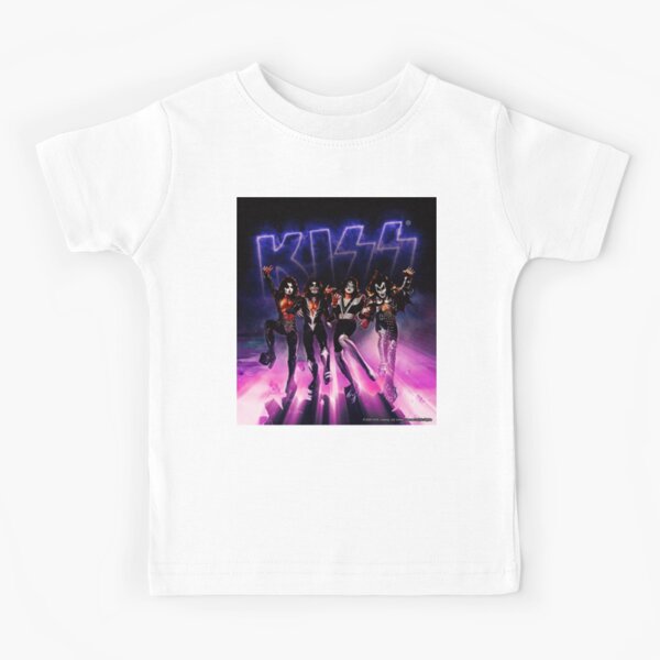 Item preview, KISS ® the Band - Destroyer Pink and Blue Logo designed and sold by musmus76.