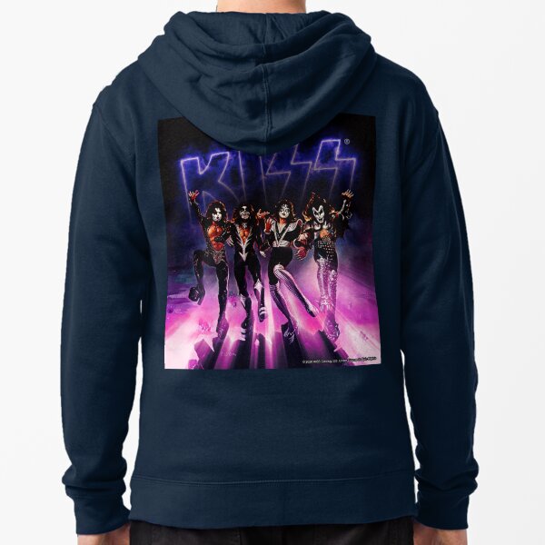 Item preview, KISS ® the Band - Destroyer Pink and Blue Logo designed and sold by musmus76.