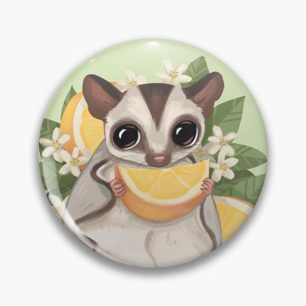 Artikelvorschau, Sugar Glider Snacking auf einer Orange entworfen und verkauft von Pameloo.