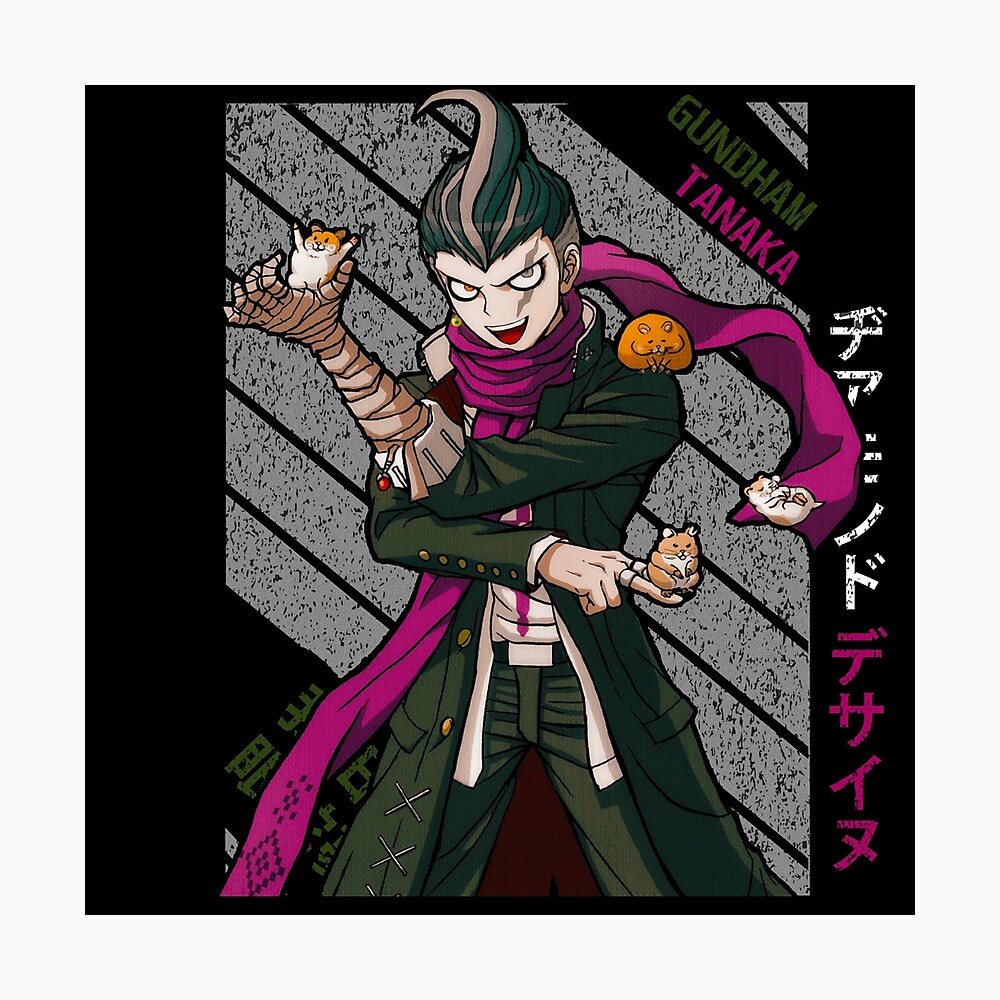 Gundham Tanaka Super Danganronpa 2 Metal Print By Diamondodesigns Redbubble