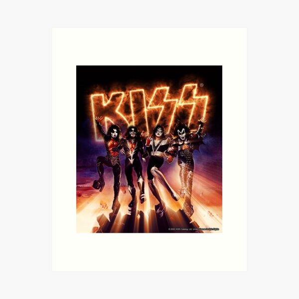 Artikel-Vorschau von KISS ® das Band - Destroyer Fire Logo, designt und verkauft von musmus76.