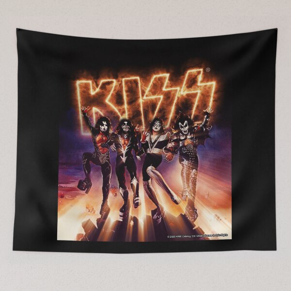 Item preview, KISS ® the Band - Destroyer Fire Logo designed and sold by musmus76.