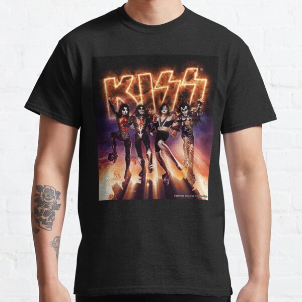 KISS ® the Band - Destroyer Fire Logo Classic T-Shirt