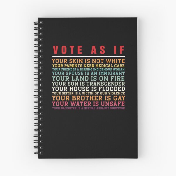 Item preview, Vote As If Your skin is not white Vote Blue designed and sold by AmalGr.