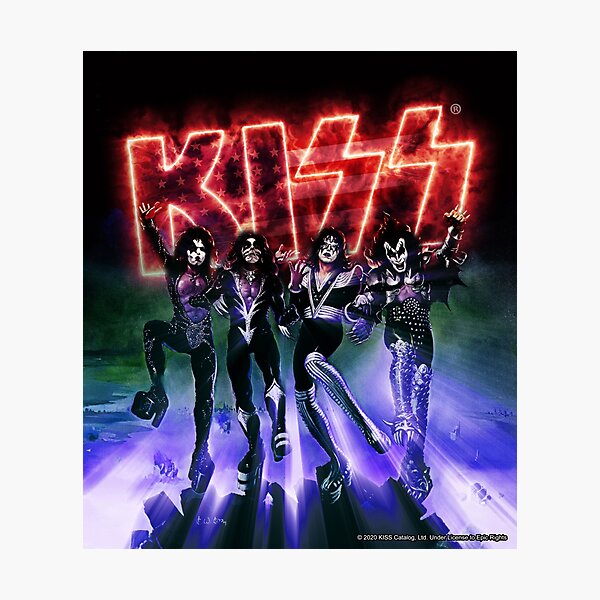 Item preview, KISS ® the Band - Destroyer USA Edition Logo designed and sold by musmus76.