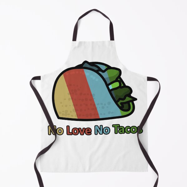 Item preview, no love no tacos retro  designed and sold by hppkoala_am.