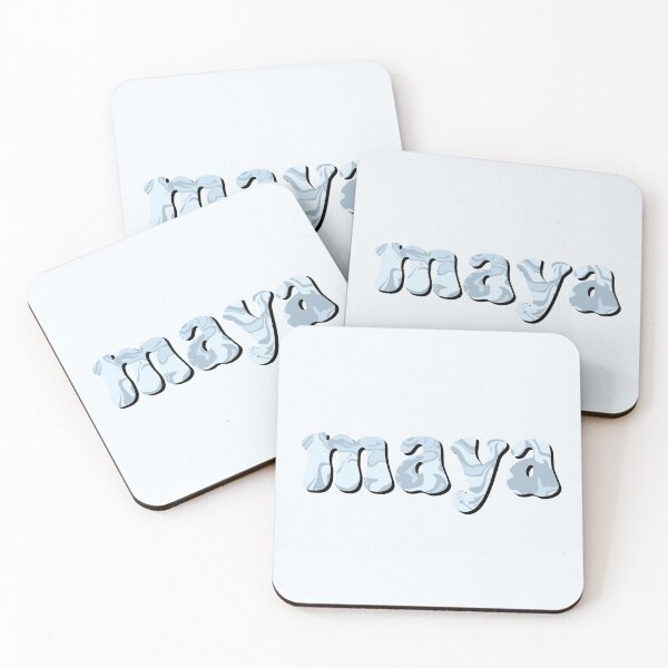 Item preview, The Name “Maya” in Different Shades of Blue designed and sold by Itsellac25.