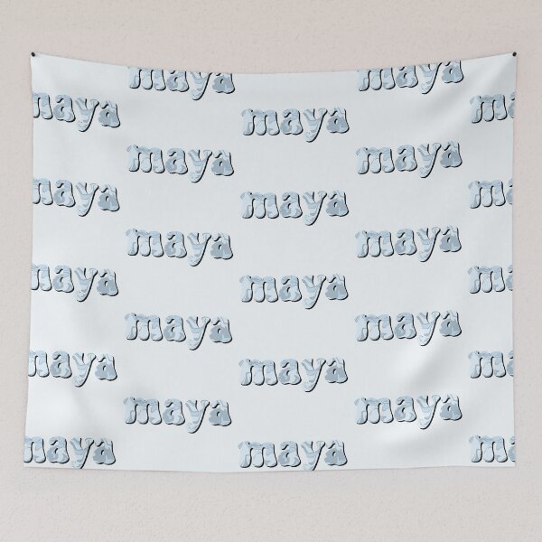 Item preview, The Name “Maya” in Different Shades of Blue designed and sold by Itsellac25.
