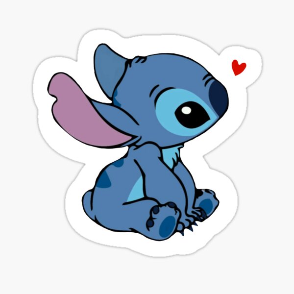 Stitch Stickers Disney Character Lilo And Stitch Cute Cartoon