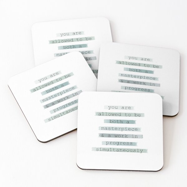 Item preview, Masterpiece/Work in Progress Sticker designed and sold by gsnavelydesigns.
