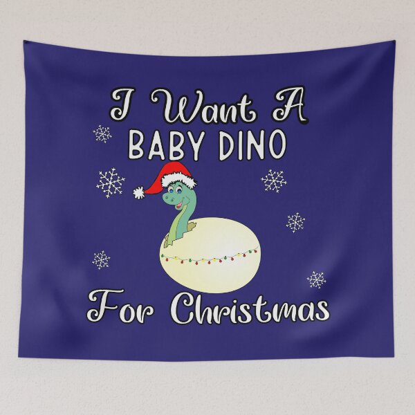 Artikelvorschau, Alles, was ich mir zu Weihnachten wünsche, ist ein Baby-Dino entworfen und verkauft von ittybittyowl.