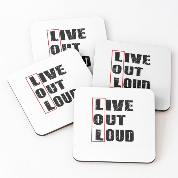 Item preview, LIVE OUT LOUD designed and sold by LifestylePrints.