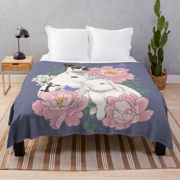 Item preview, Bunnies and Peonies designed and sold by Paige Penrose.