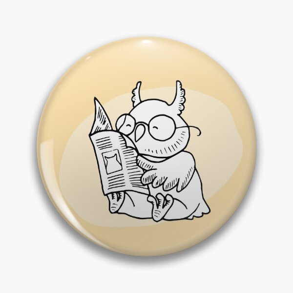 Item preview, Owl Reading A Newspaper designed and sold by Gabriel Ghali.