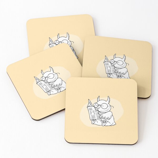 Item preview, Owl Reading A Newspaper designed and sold by Gabriel Ghali.