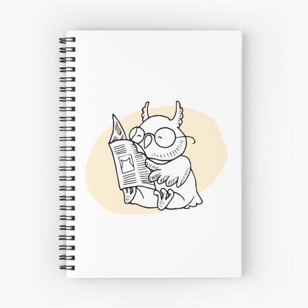 Item preview, Owl Reading A Newspaper designed and sold by Gabriel Ghali.