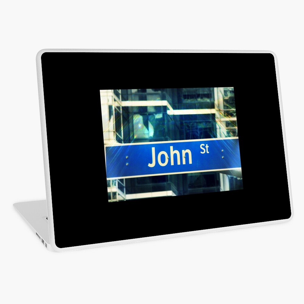 John, John mask, John sticker, John socks, John magnet, John mug Laptop Skin