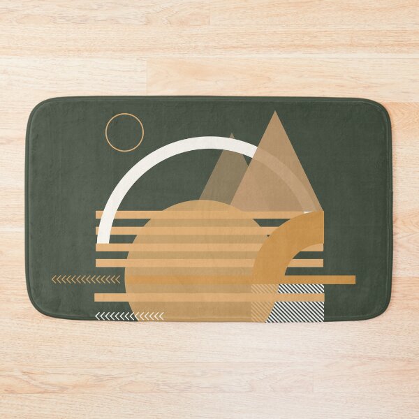 Item preview, Mountain geometric abstract hiking green designed and sold by Carolina Salazar.