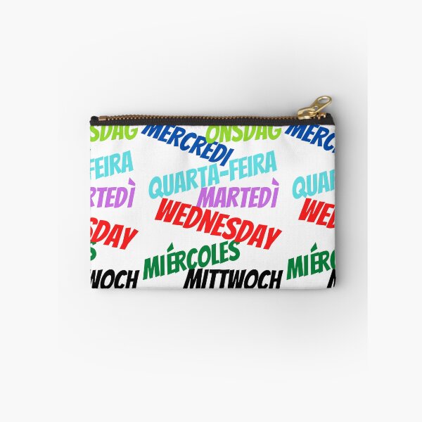 Item preview, Wednesday in multiple languages designed and sold by ajtechdesigns.