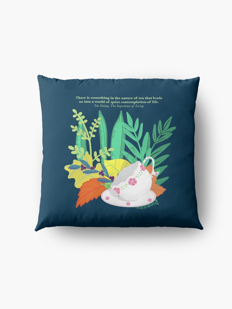 Alternate view of Tea Nature Contemplation for Clothing Floor Pillow