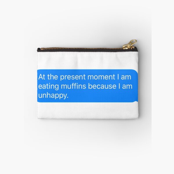 Item preview, Algernon is eating muffins because he is unhappy.  designed and sold by bardnbangtan.