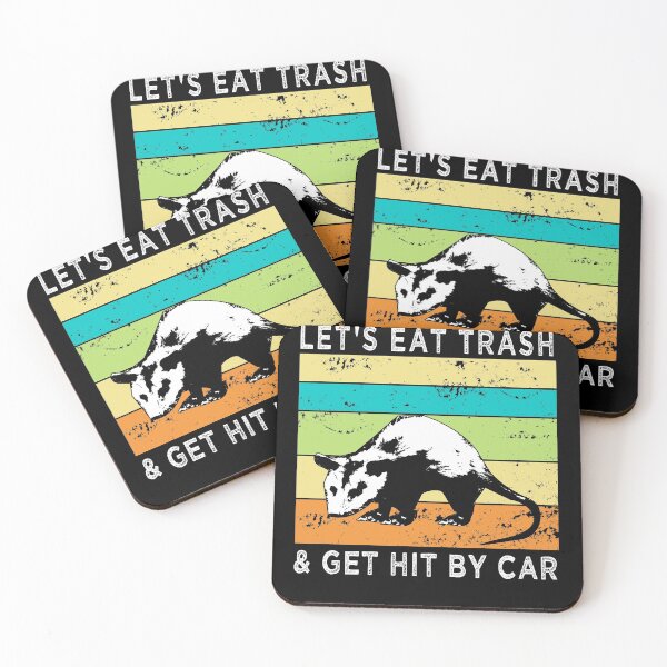 Item preview, Let's Eat Trash & Get Hit By Car designed and sold by osamamohamad.