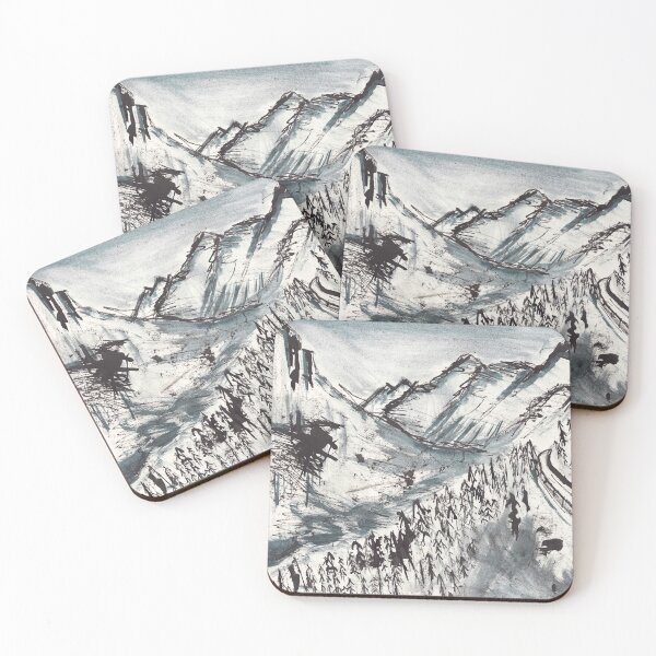Deep in the Mountains Coasters (Set of 4)