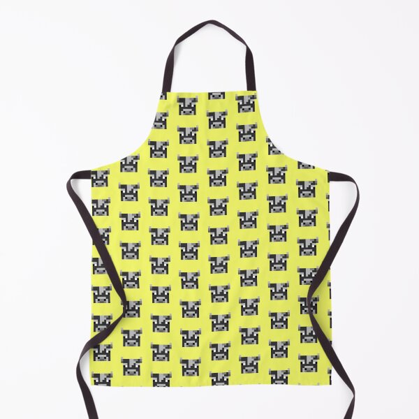Item preview, Repeated Cow Head On Yellow designed and sold by Rocket-To-Pluto.