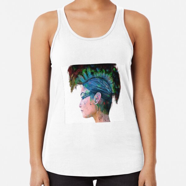 Punk Girl Racerback Tank Top