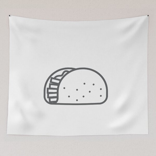 Item preview, No love no tacos (food pattern magnet stickers)  designed and sold by Slangt-shirt.