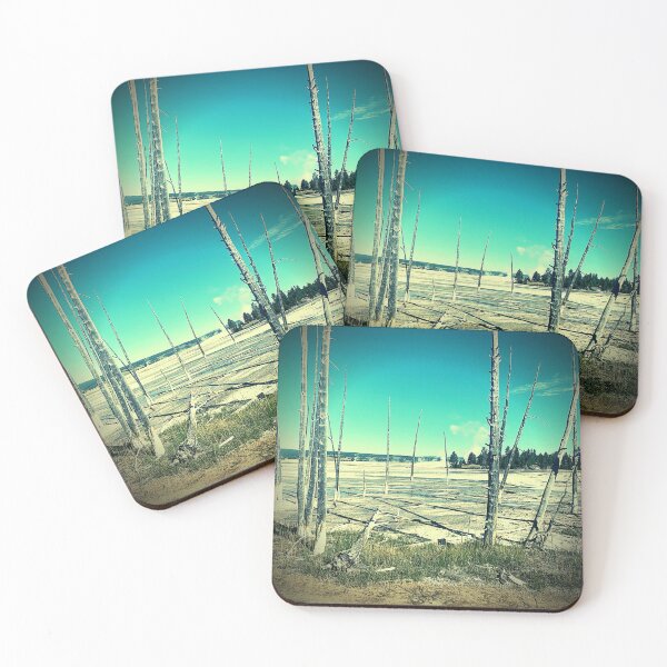 Item preview, Dead Trees On top of the Geyser Yellowstone National Park designed and sold by EdenLiving.