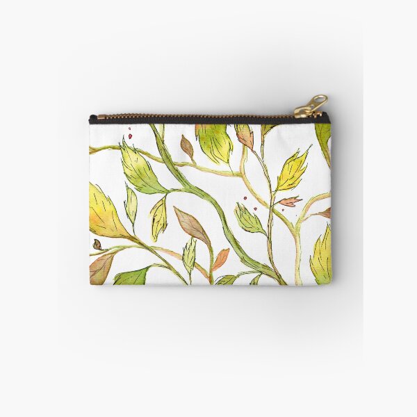 Item preview, Fall Leaves and Bugs - Watercolor Foliage in Autumn Colors designed and sold by AlicjaCurioseur.