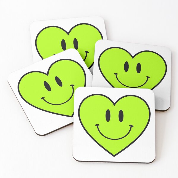 Item preview, Heart Lime | Happy Face | Smiley |  designed and sold by HappyFaceCo.