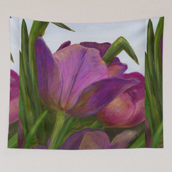 Item preview, Razzberry Waves Fine Art by Cecile Grace Charles designed and sold by CecileCharles.
